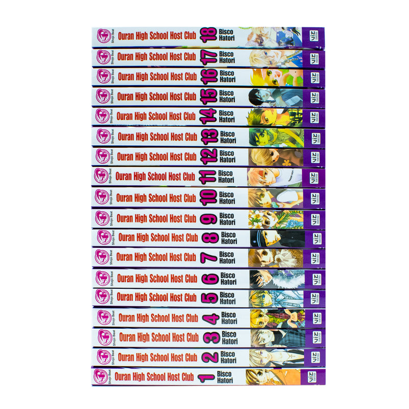 Ouran High School Host Club Box Set by Bisco Hatori 18 Books Collection Set