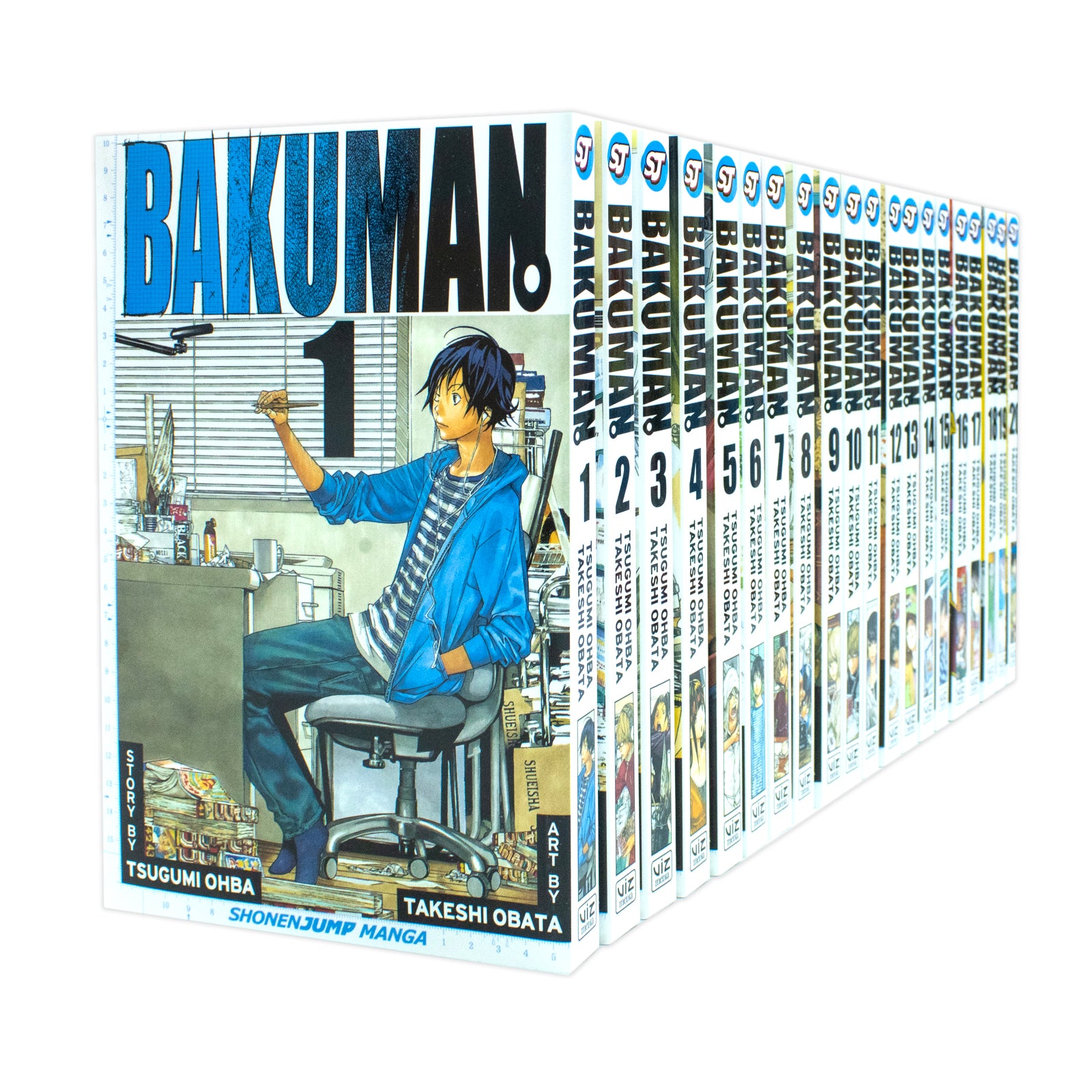 Bakuman Box Set Manga Volumes 1-20 Collection Pack, Double sided