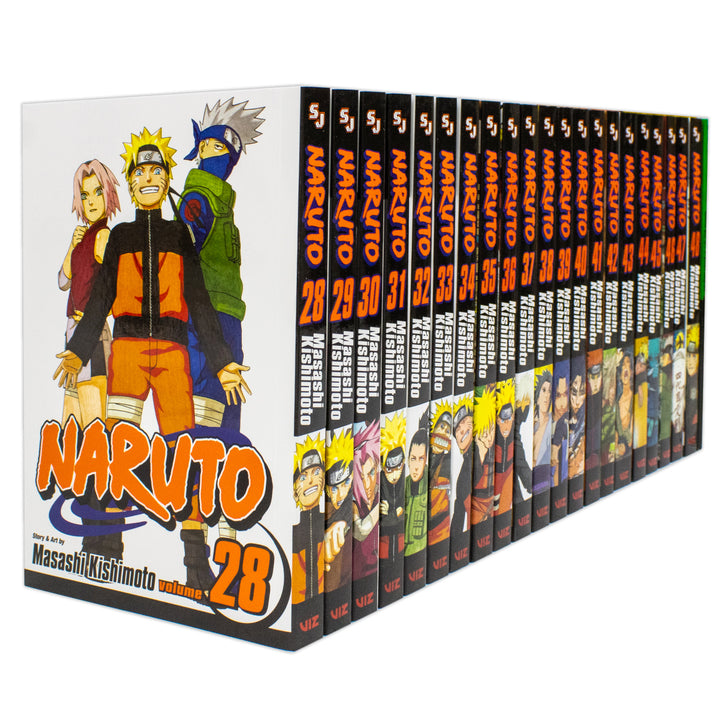 Naruto Box Set 2 Volumes 28-48 Book Set Collection Kishimoto, Masashi