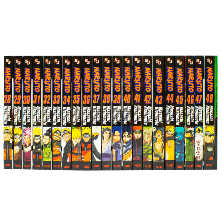 Naruto Box Set 2 Volumes 28-48 Book Set Collection Kishimoto, Masashi