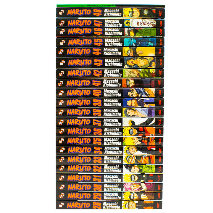 Naruto Box Set 2 Volumes 28-48 Book Set Collection Kishimoto, Masashi