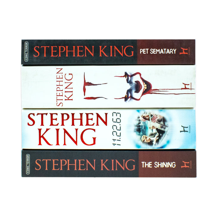 Stephen King 4 Book Set [ Pet Sematary, The Shining, It, 11.22.63 ]