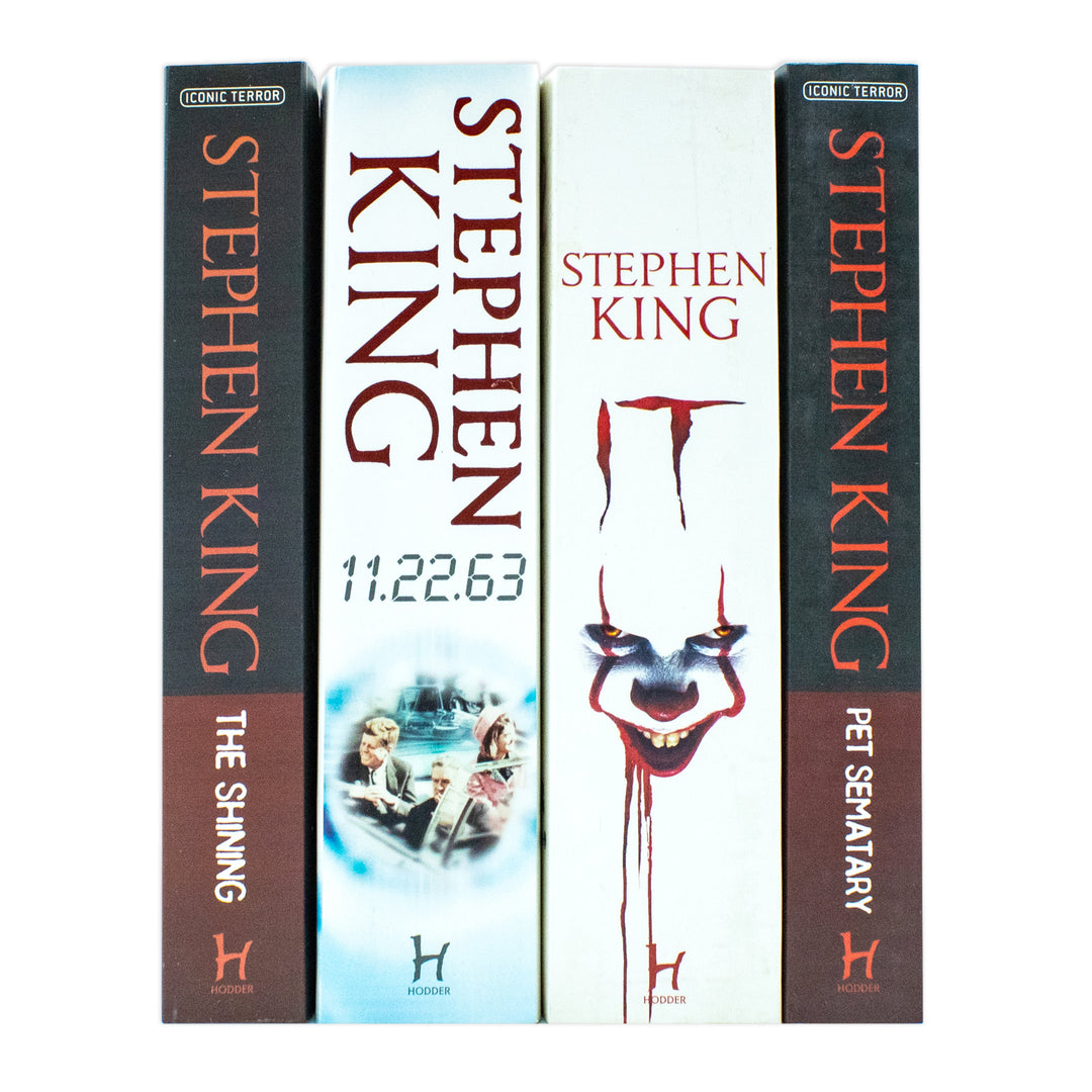 Stephen King 4 Book Set [ Pet Sematary, The Shining, It, 11.22.63 ]