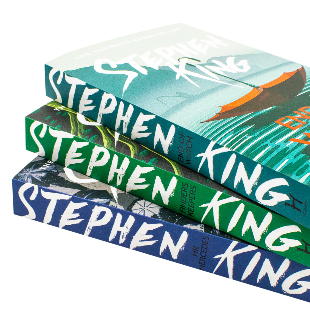 The Bill Hodges Trilogy Stephen King 3 Books Collection Set Mr Mercedes, Finders