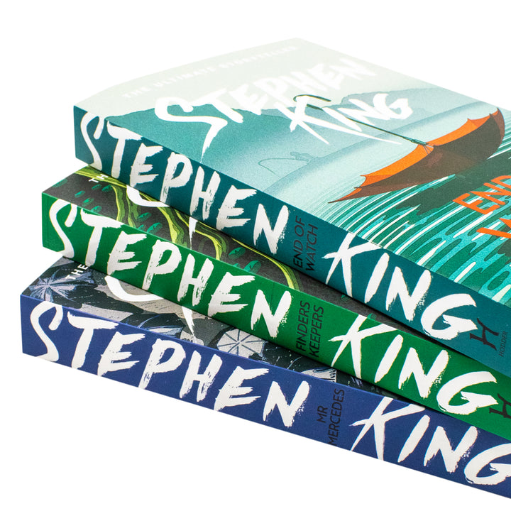 The Bill Hodges Trilogy Stephen King 3 Books Collection Set Mr Mercedes, Finders