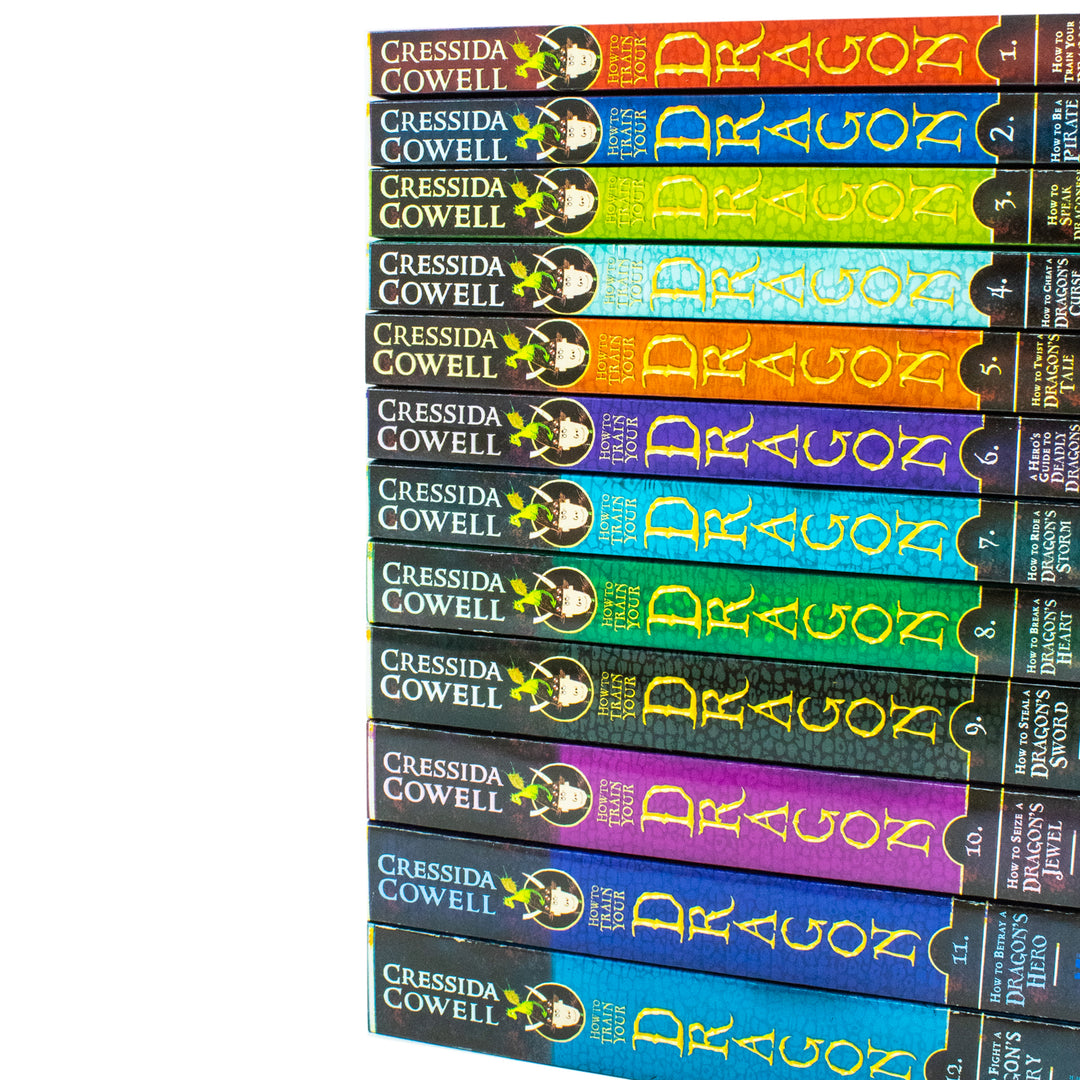 How to Train Your Dragon 12 Books Collection Set By Cressida Cowell