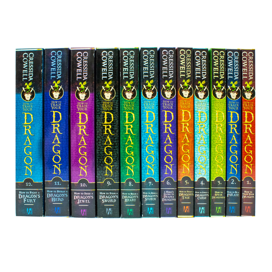 How to Train Your Dragon 12 Books Collection Set By Cressida Cowell