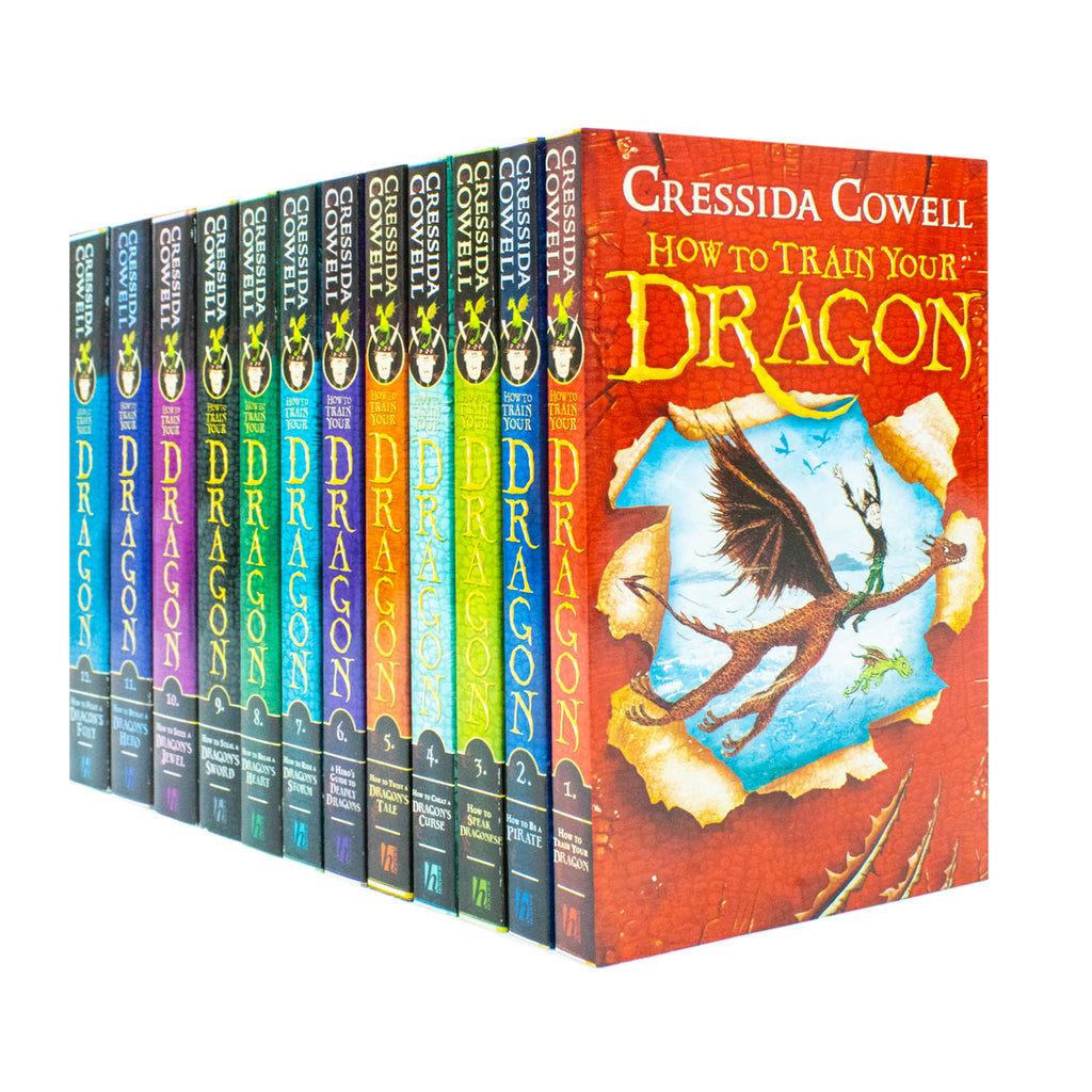 How to Train Your Dragon 12 Books Collection Set By Cressida