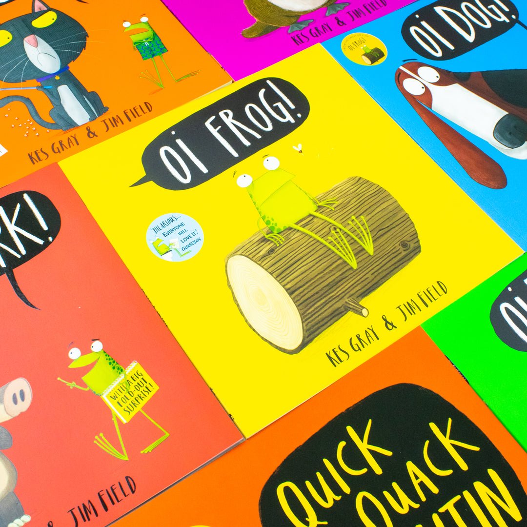 Oi Frog and Friends 8 Books Collection Set By Kes Gray (Oi Aardvark.Oi Puppies, Oi Dog, Quick Quack Quentin, Oi Cat, Oi Frog, Oi Duck-Billed Platypus , Oi Get Stuck In)