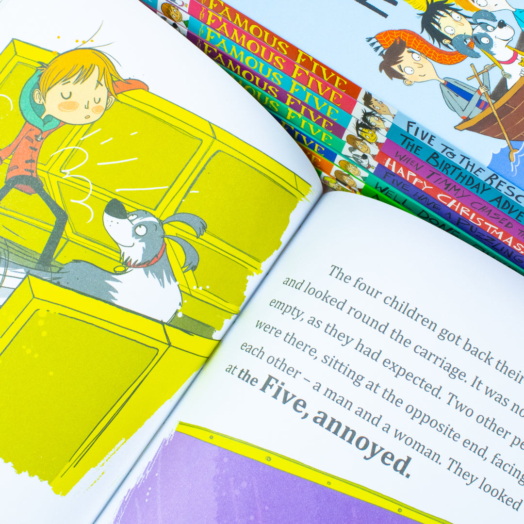 Enid Blyton Famous Five Adventures Short Story Collection 10 Books Box Set |Classic Children's Adventure Stories, Imaginative Fiction & Read-Aloud Fun