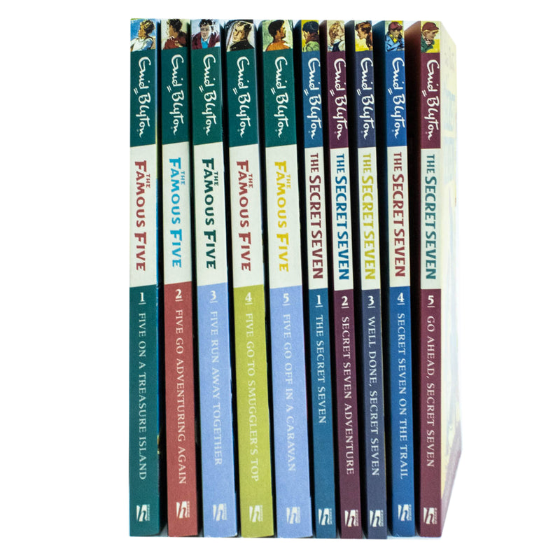 The Best of Blyton Series: The Famous Five and Secret Seven 10 book Set Collection