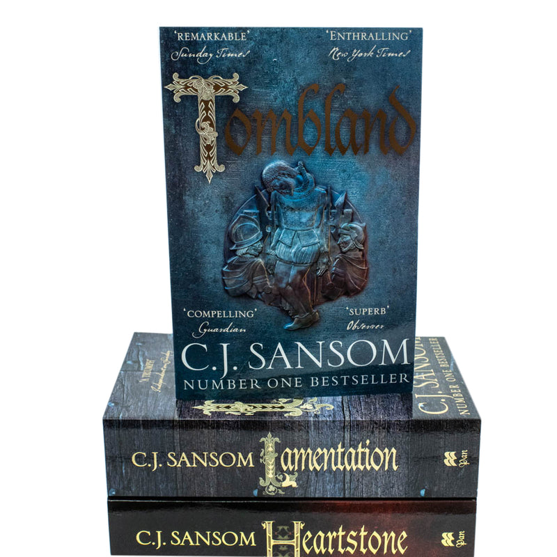 The Shardlake Series 7 Books Collection Set By C. J. Sansom (Dissolution, Dark Fire, Sovereign, Revelation, Heartstone, Lamentation, Tombland)