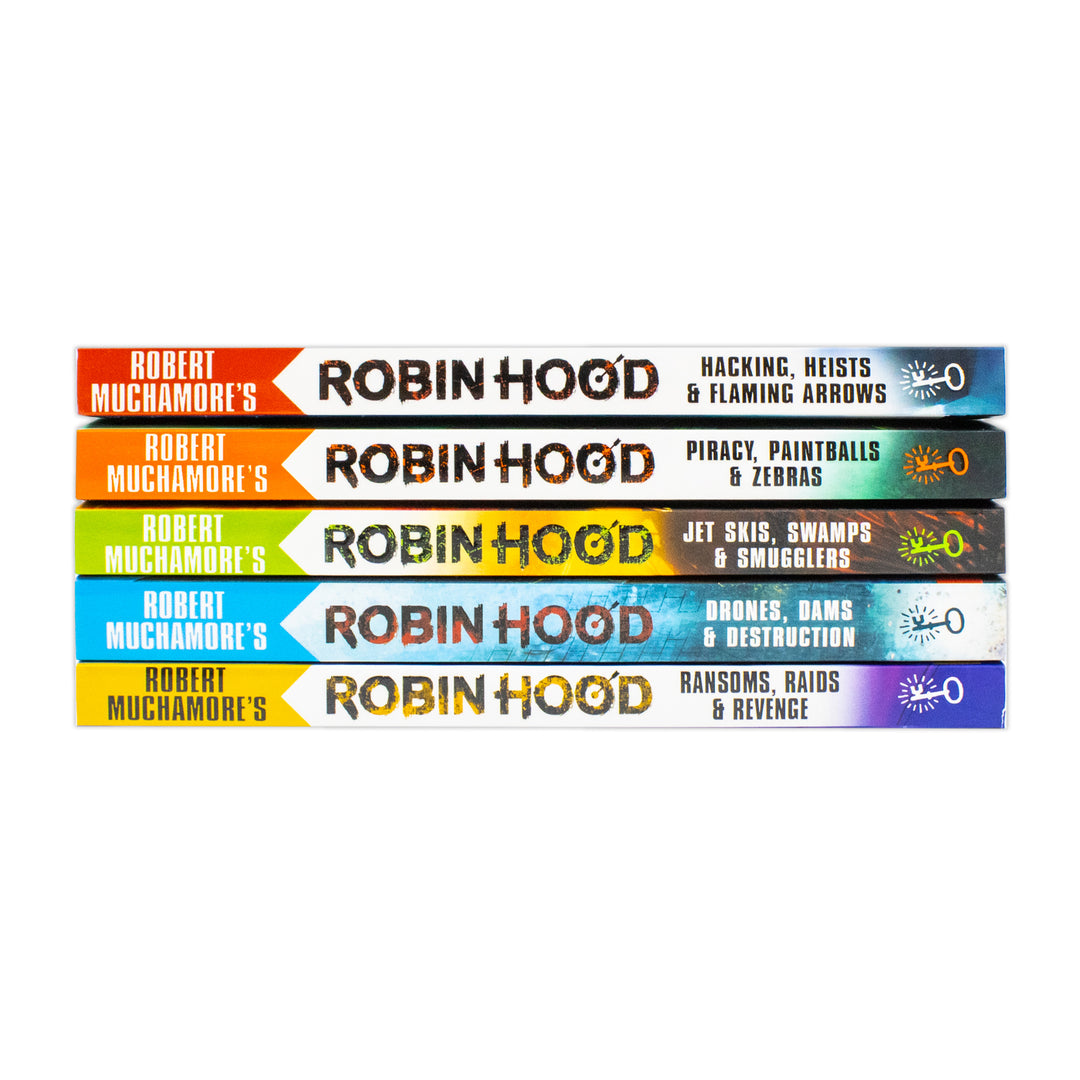 Robert Muchamore Robin Hood Series 5 Books Collection Set – Adventure, Children’s Fiction, Action, Heroes, Medieval Legends, Young Adult, Bestsellers