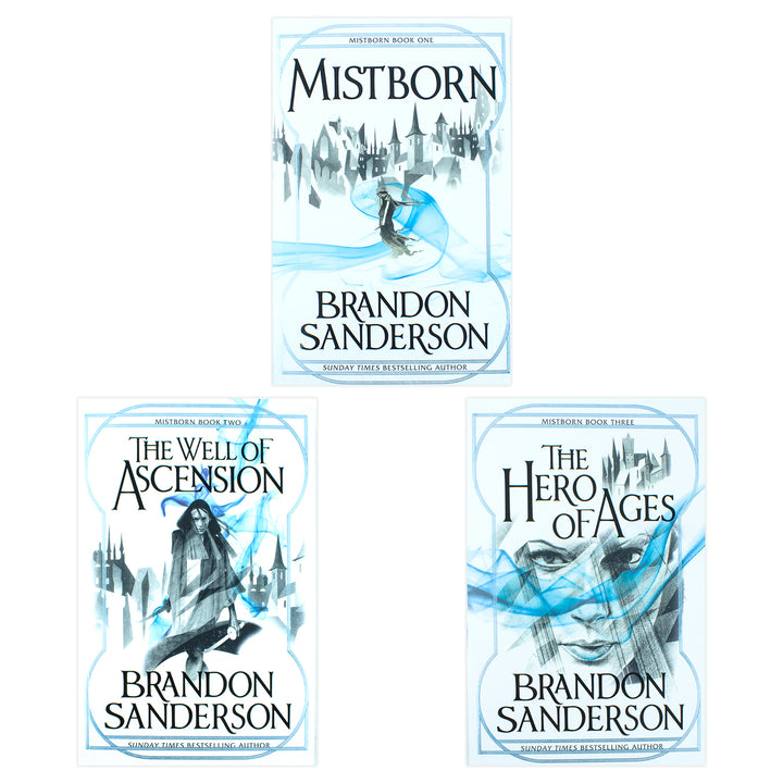 The Mistborn Trilogy 3 Books Set Collection -The Hero Of Ages, The Well Of Ascension & Mistborn Brandon Sanderson