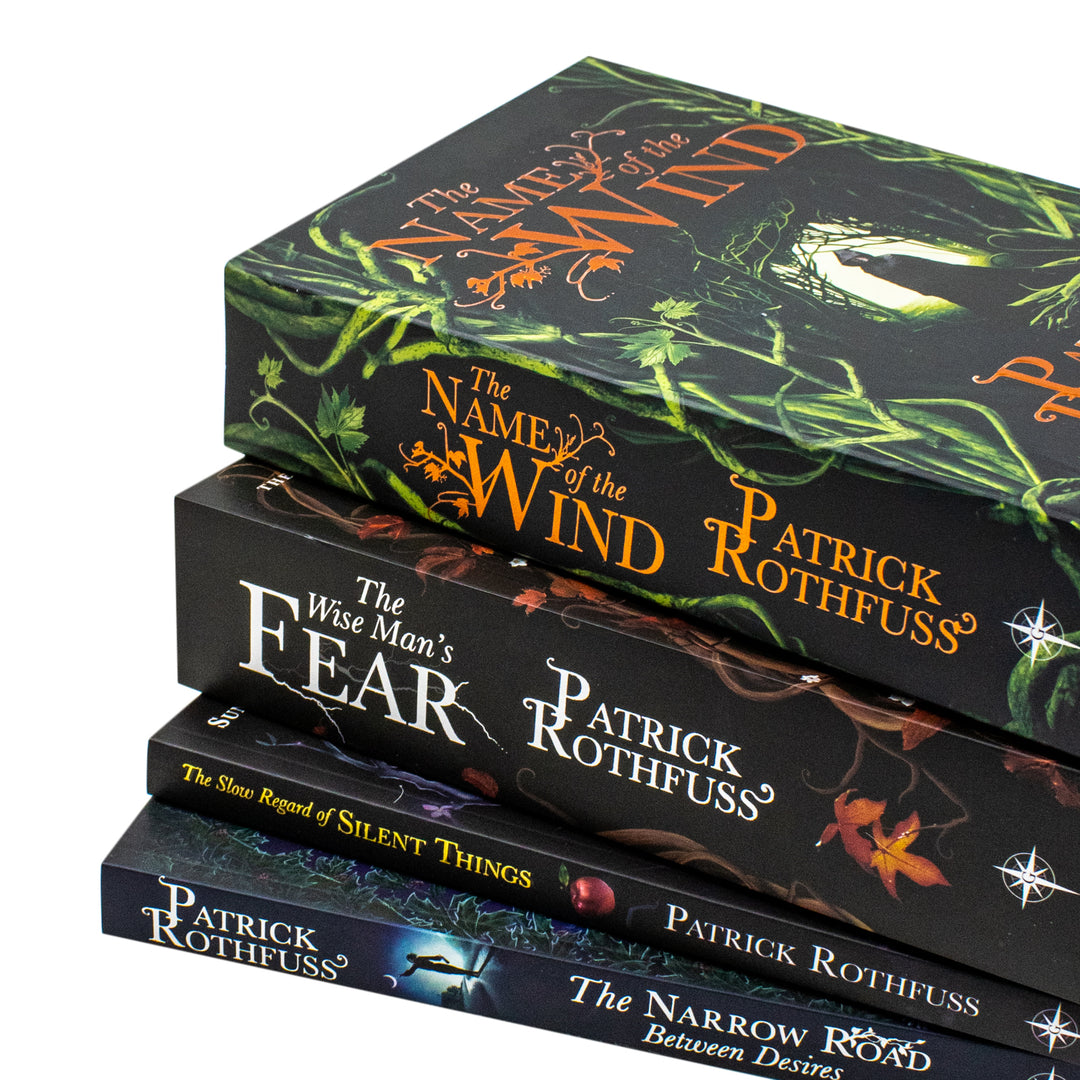 The Kingkiller Chronicle Series– 4-Book Set by Patrick Rothfuss | Epic Fantasy, Magic, Adventure, Immersive World-Building & Critically Acclaimed Novels
