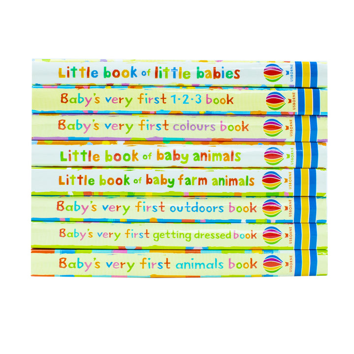 Usborne Baby's Very First Collection 8 Books Set Children Pack Farm Animals