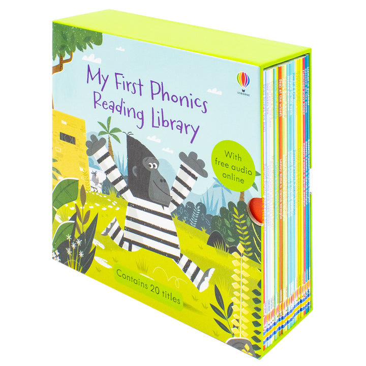 Usborne My First Phonics Reading Library Book Set  20 Books Collection with Free Online Audio  Early Learning & Reading for Kids