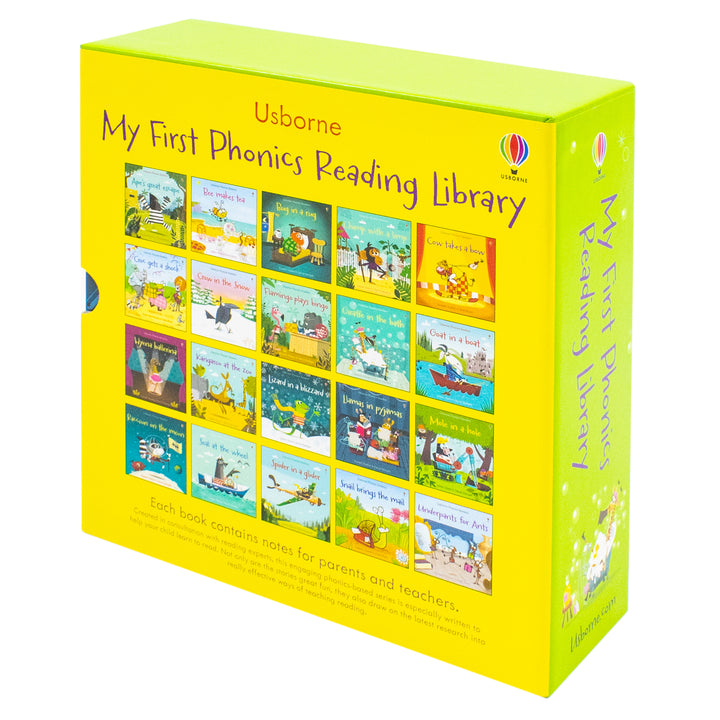 Usborne My First Phonics Reading Library Book Set  20 Books Collection with Free Online Audio  Early Learning & Reading for Kids