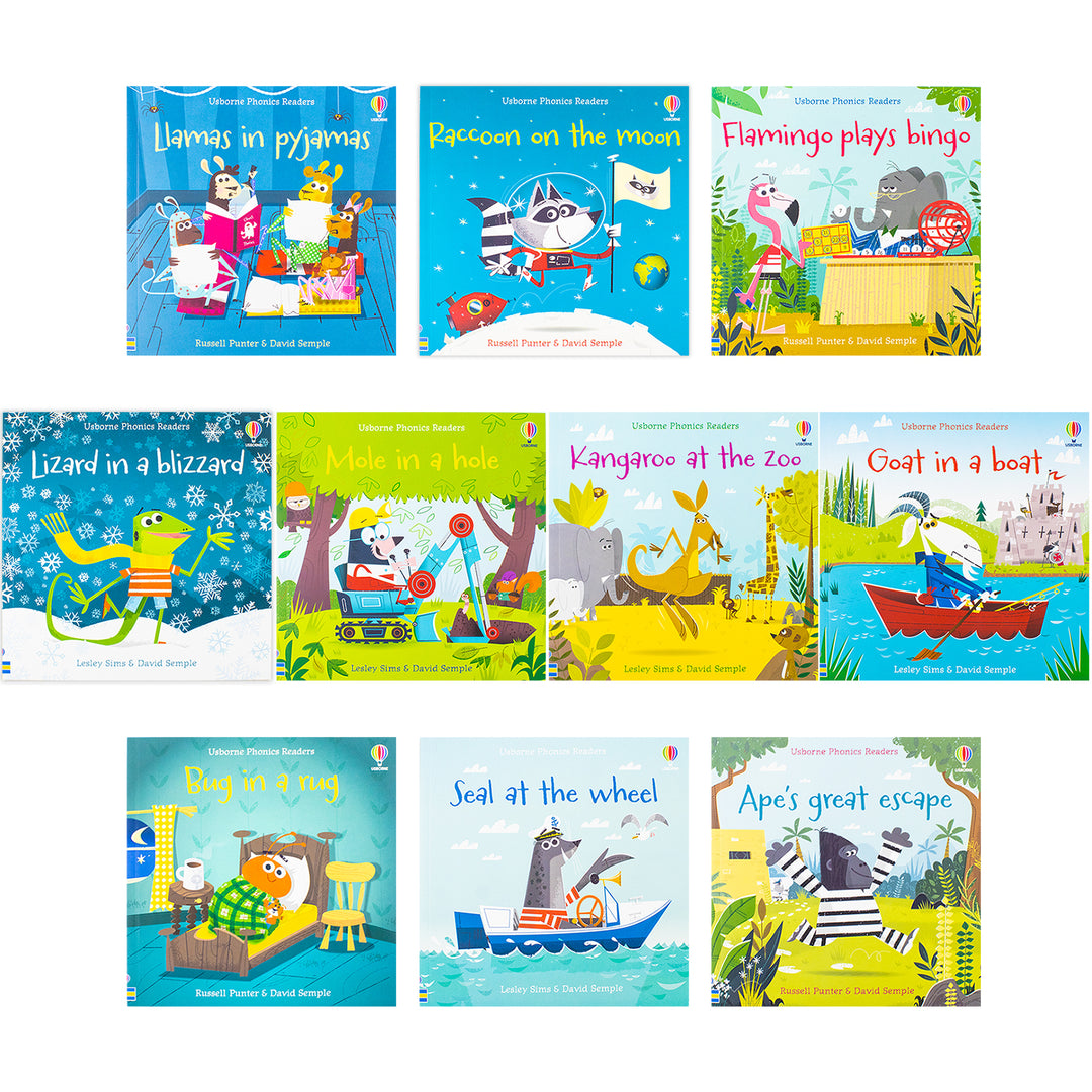 Usborne My First Phonics Reading Library Book Set  20 Books Collection with Free Online Audio  Early Learning & Reading for Kids