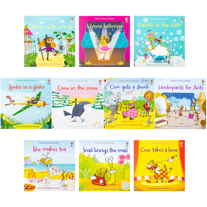 Usborne My First Phonics Reading Library Book Set  20 Books Collection with Free Online Audio  Early Learning & Reading for Kids