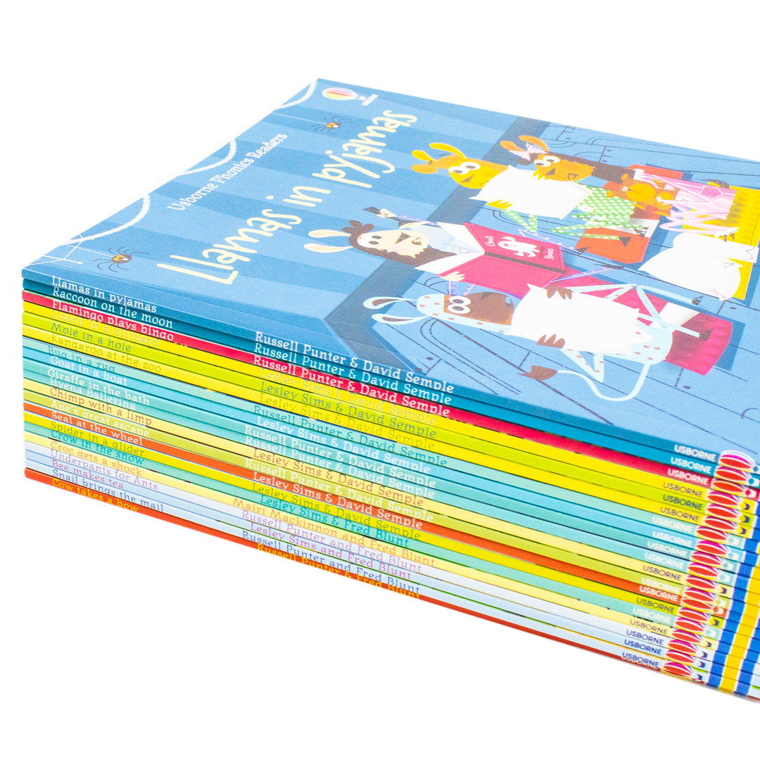 Usborne My First Phonics Reading Library Book Set  20 Books Collection with Free Online Audio  Early Learning & Reading for Kids