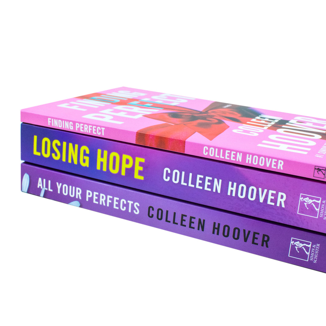 Colleen Hoover 3 Book Set ( Losing Hope, All Your Perfects, Finding Perfect )