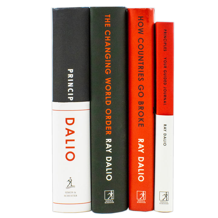 Ray Dalio 4 Book Set (Principles Your Guided Journal,How Countries Go Broke,The Changing World Order,Principles)