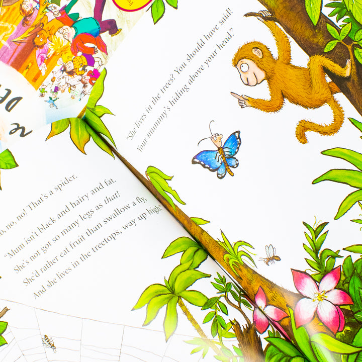 Julia Donaldson 4 Books Collection Set (Monkey Puzzle, Gozzle, The Hospital Dog, The Detective Dog) | Paperback