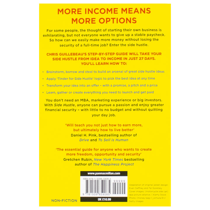Side Hustle: Build a Side Business and Make Extra Money - Without Quitting Your Day Job by Chris Guillebeau (Paperback)