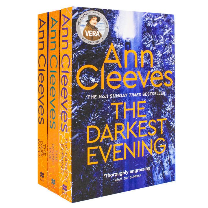 Ann Cleeves 3 Books Collection Set (The Dark Wives, The Darkest Evening, The Rising Tide) Paperback