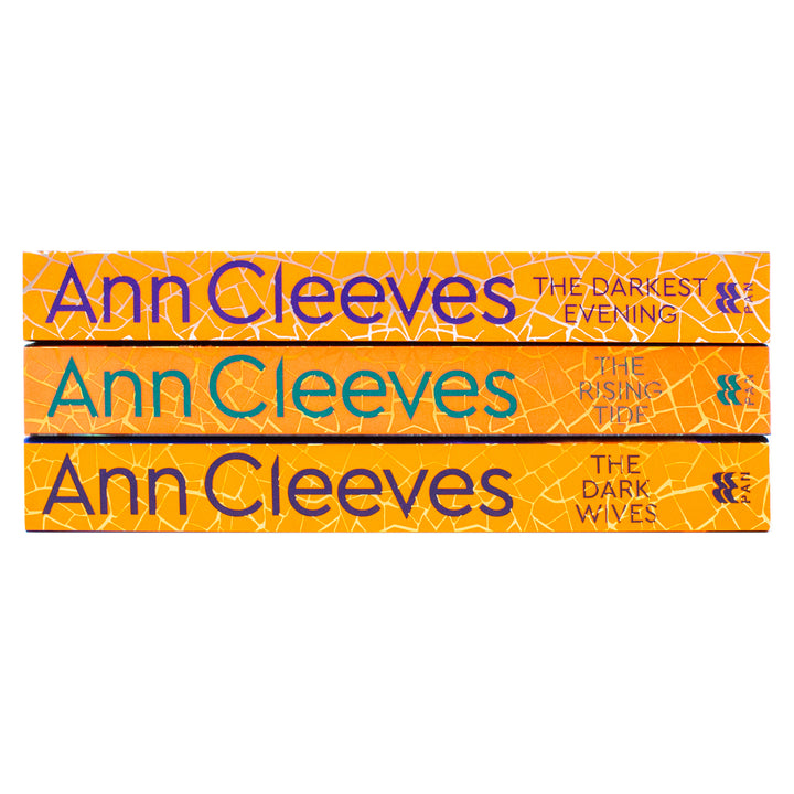 Ann Cleeves 3 Books Collection Set (The Dark Wives, The Darkest Evening, The Rising Tide) Paperback