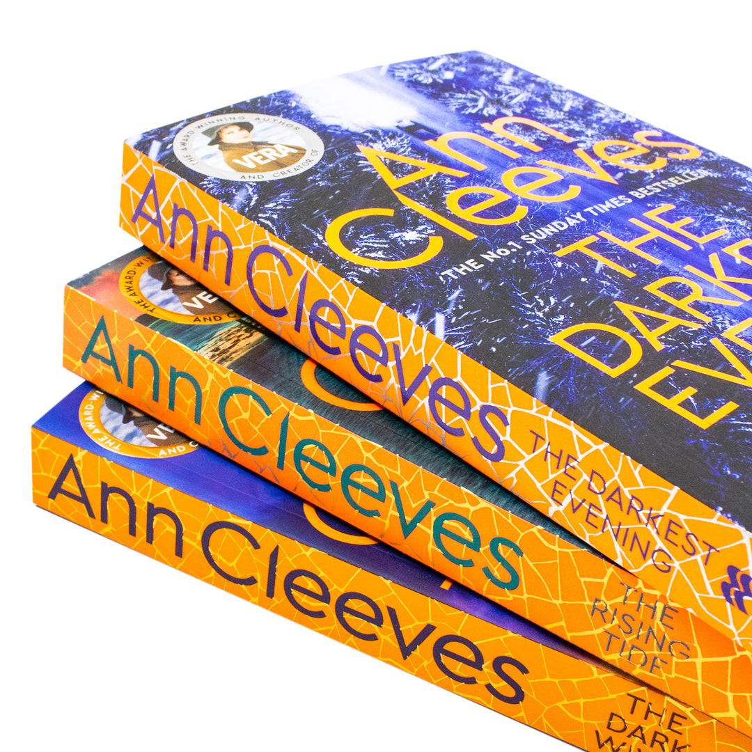 Ann Cleeves 3 Books Collection Set (The Dark Wives, The Darkest Evening, The Rising Tide) Paperback