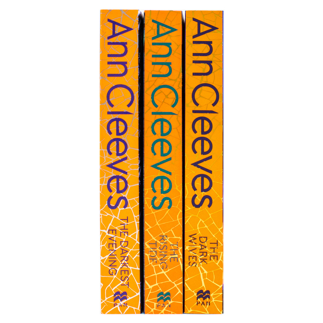 Ann Cleeves 3 Books Collection Set (The Dark Wives, The Darkest Evening, The Rising Tide) Paperback