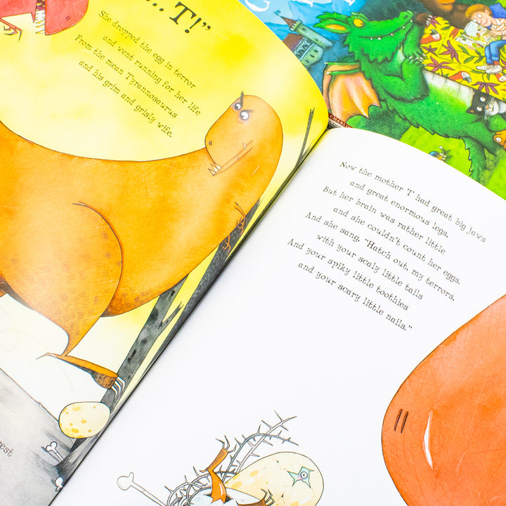 Julia Donaldson 5 Books Collection Set (The Paper Doll, Charlie Cook, The Gruffalo Child, Cave Baby, Tyrannosaurus Drip) | Paperback