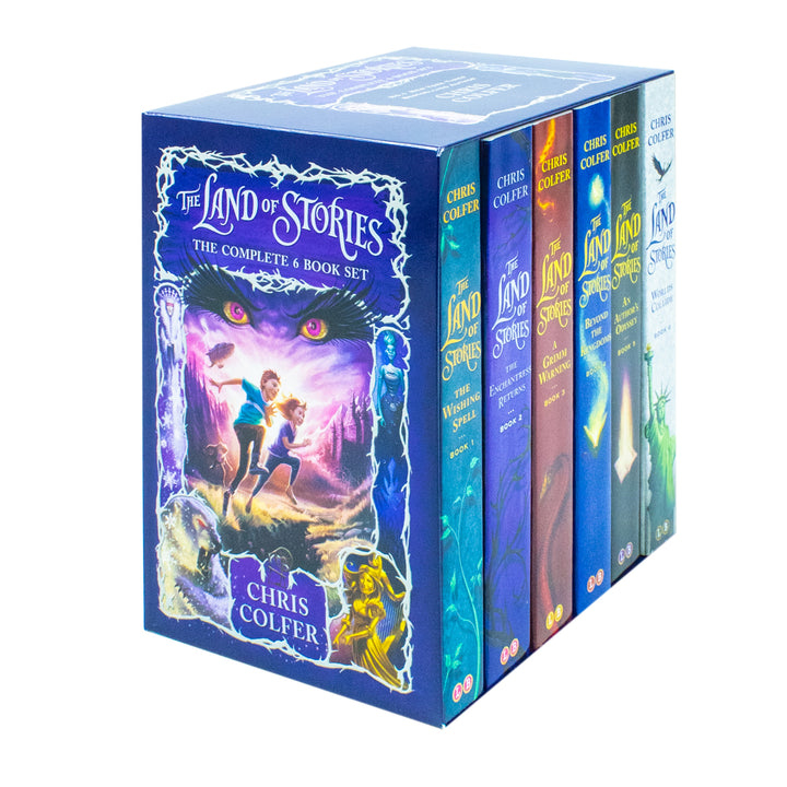 The Land Of Stories 6 Book Series Collection Deluxe Box Set by Chris Colfer|Magical Children's Fantasy Adventure| Middle Grade Books for Young Readers