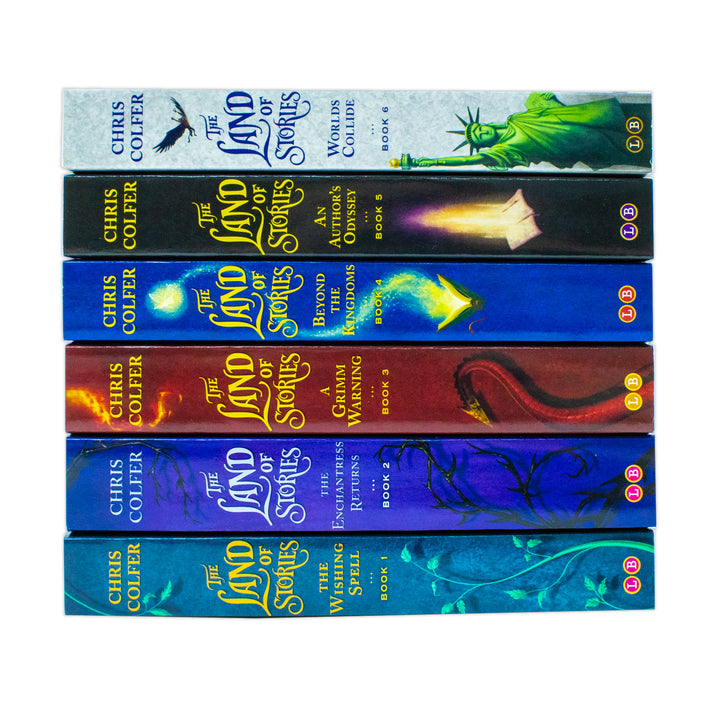 The Land Of Stories 6 Book Series Collection Deluxe Box Set by Chris Colfer|Magical Children's Fantasy Adventure| Middle Grade Books for Young Readers