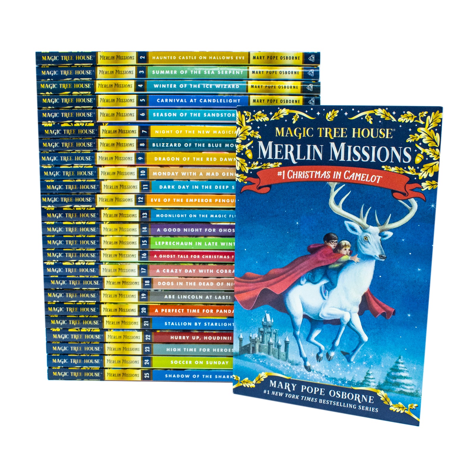 Magic Tree House Merlin Missions 1-25 Boxed Set (Mth Merlin