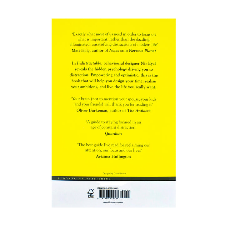 Indistractable: How to control your attention and choose your life Book By Nir Eyal