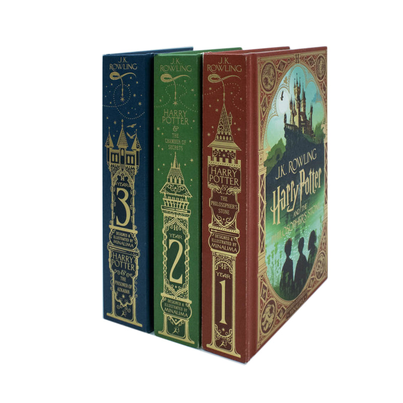 Harry Potter Mina Lima Edition Series Book Set by J.K. Rowling