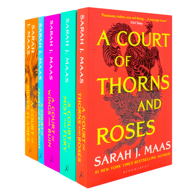 A Court of Thorns and Roses Paperback Box Set (5 Books) – A Bestselling Fantasy Series by Sarah J. Maas, Packed with Magic, Romance & Adventure!