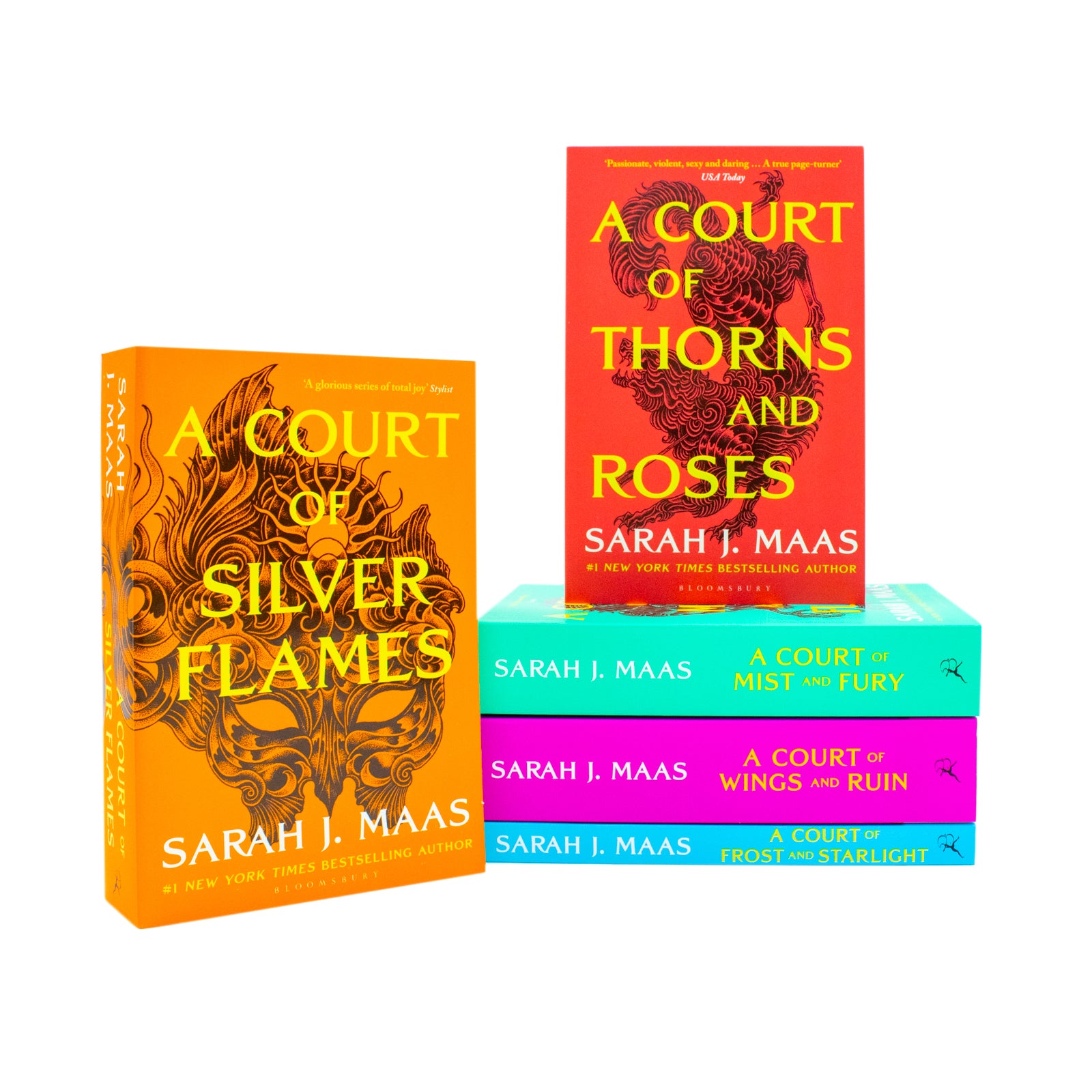 A Court of Thorns and Roses Series - 5 Paperback Fantasy Books for