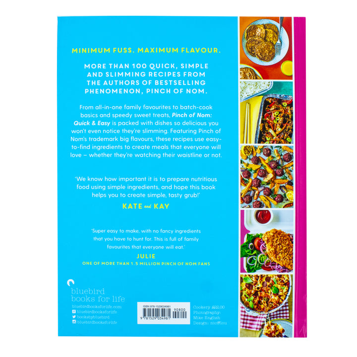 Pinch of Nom Quick & Easy Cookbook – 100 Healthy, Slimming Recipes by Kay Featherstone & Kate Allinson | Quick Meals, Low-Calories & Weight Loss Tips