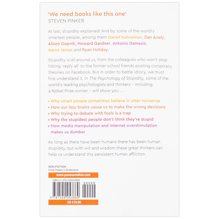 The Psychology of Stupidity: Explained by Some of the World's Smartest People by Jean-Francois Marmion (Paperback)