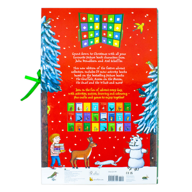 The Gruffalo and Friends Advent Calendar Book Collection (2022) - 24 Hardback Books for 5-12 years By Julia Donaldson & Axel Scheffler