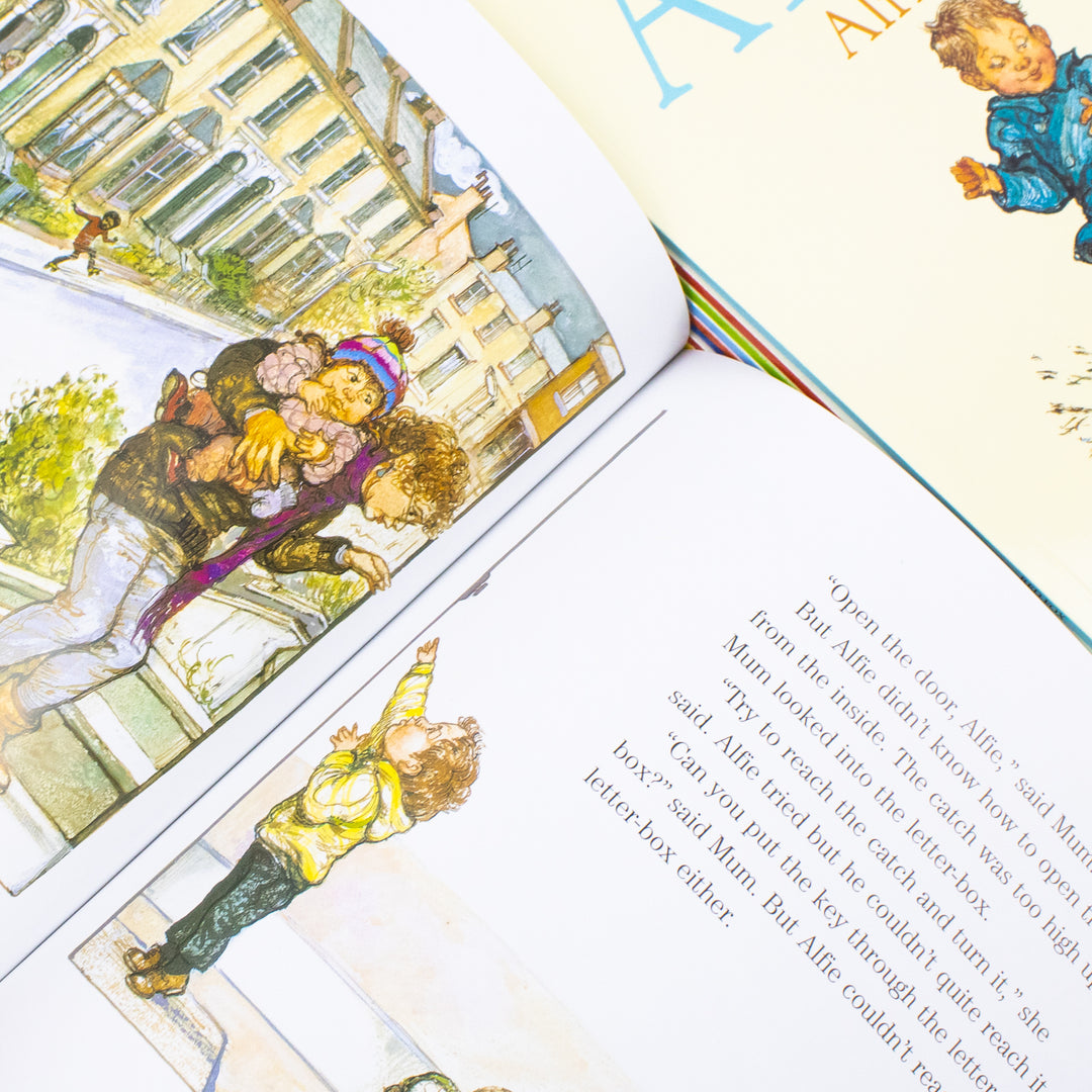Shirley Hughes Alfie Collection 10 Books Set (Alfie Gets in First, Alfie's Feet, Alfie at Nursery School, All About Alfie, Alfie on Holiday and More!) | Paperback