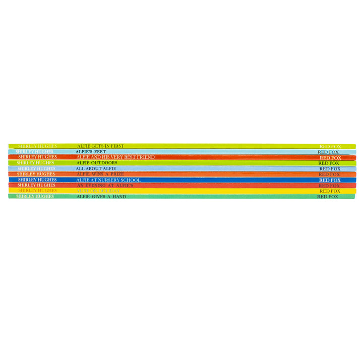 Shirley Hughes Alfie Collection 10 Books Set (Alfie Gets in First, Alfie's Feet, Alfie at Nursery School, All About Alfie, Alfie on Holiday and More!) | Paperback