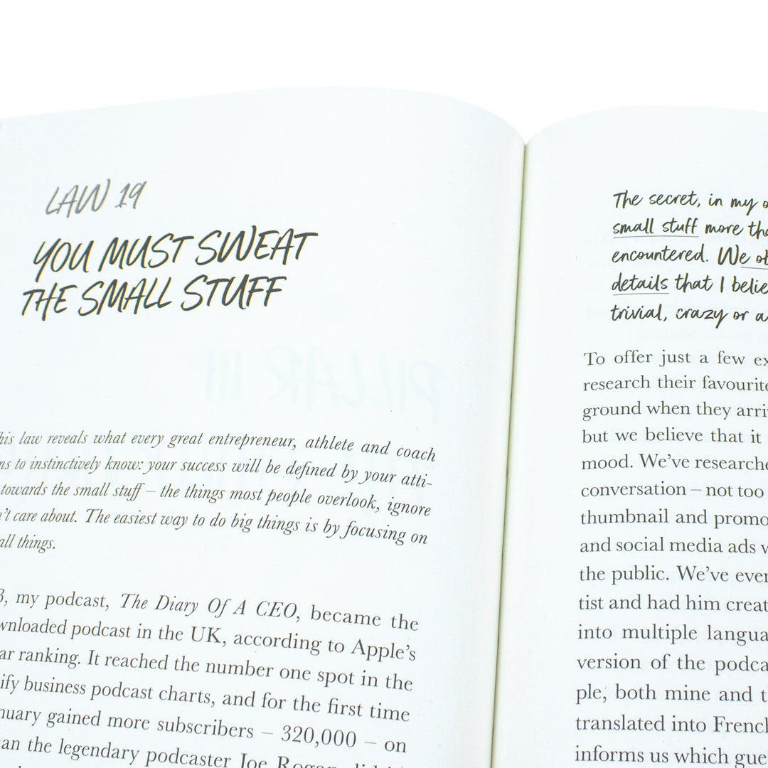 The Diary of a CEO: The 33 Laws of Business and Life By Steven Bartlett (Hardback)