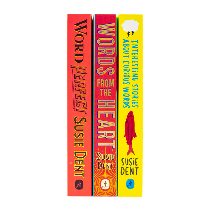 Susie Dent 3 Book Collection Set: Word Perfect, Words from the Heart & Curious Words Stories