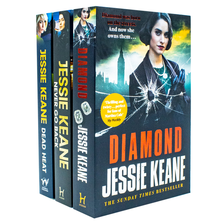 Jessie Keane 3 Books Set ( Dead Heat, Never Go Back, Diamond )