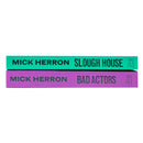 Mick Herron 2 Books Set: Bad Actors & Slough House in Paperback - A Gripping Mystery Collection for Fans of Thriller and Suspense